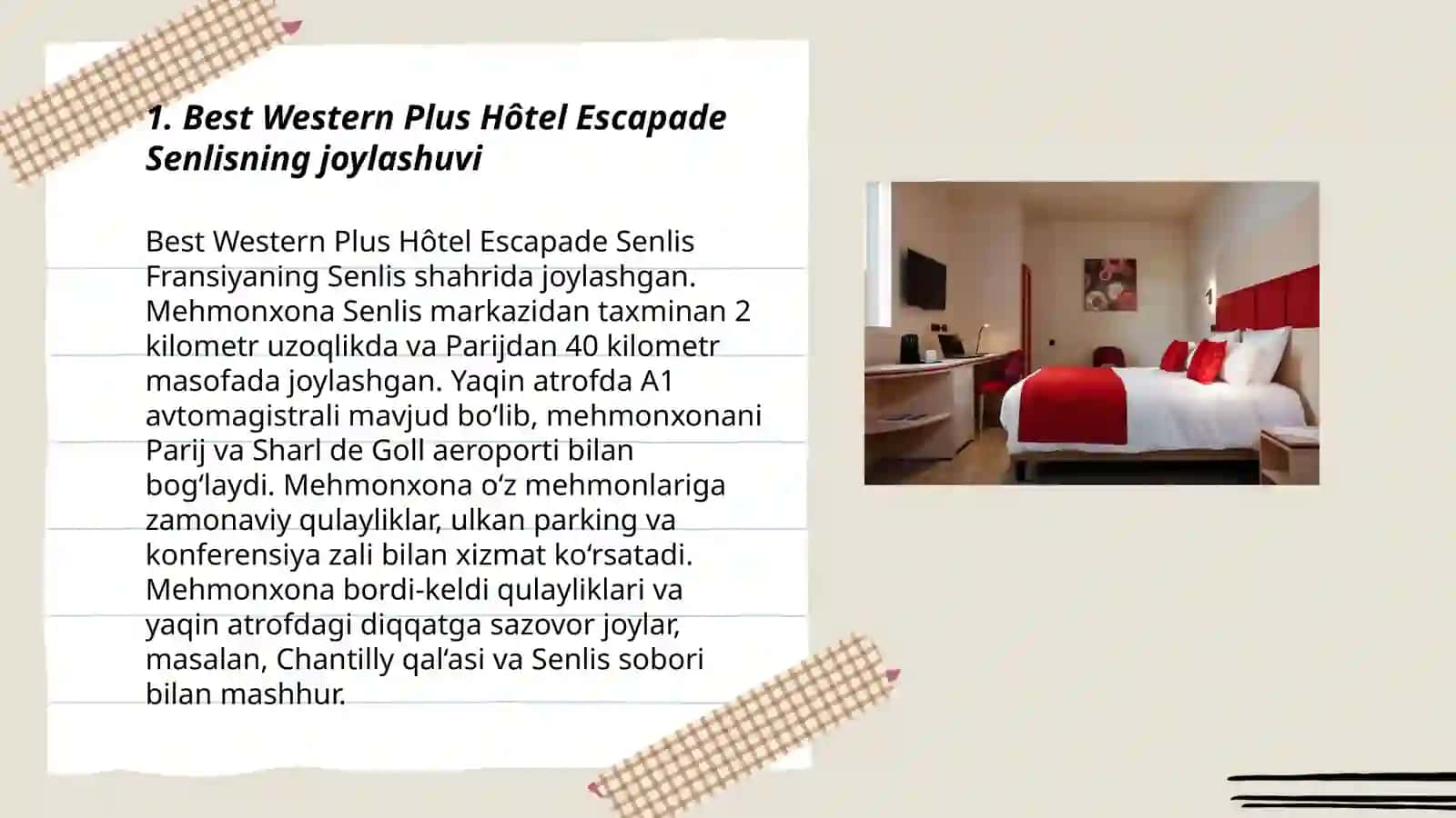 France Best Western Plus Hôtel Escapade Senlis mehmonxonasi 3