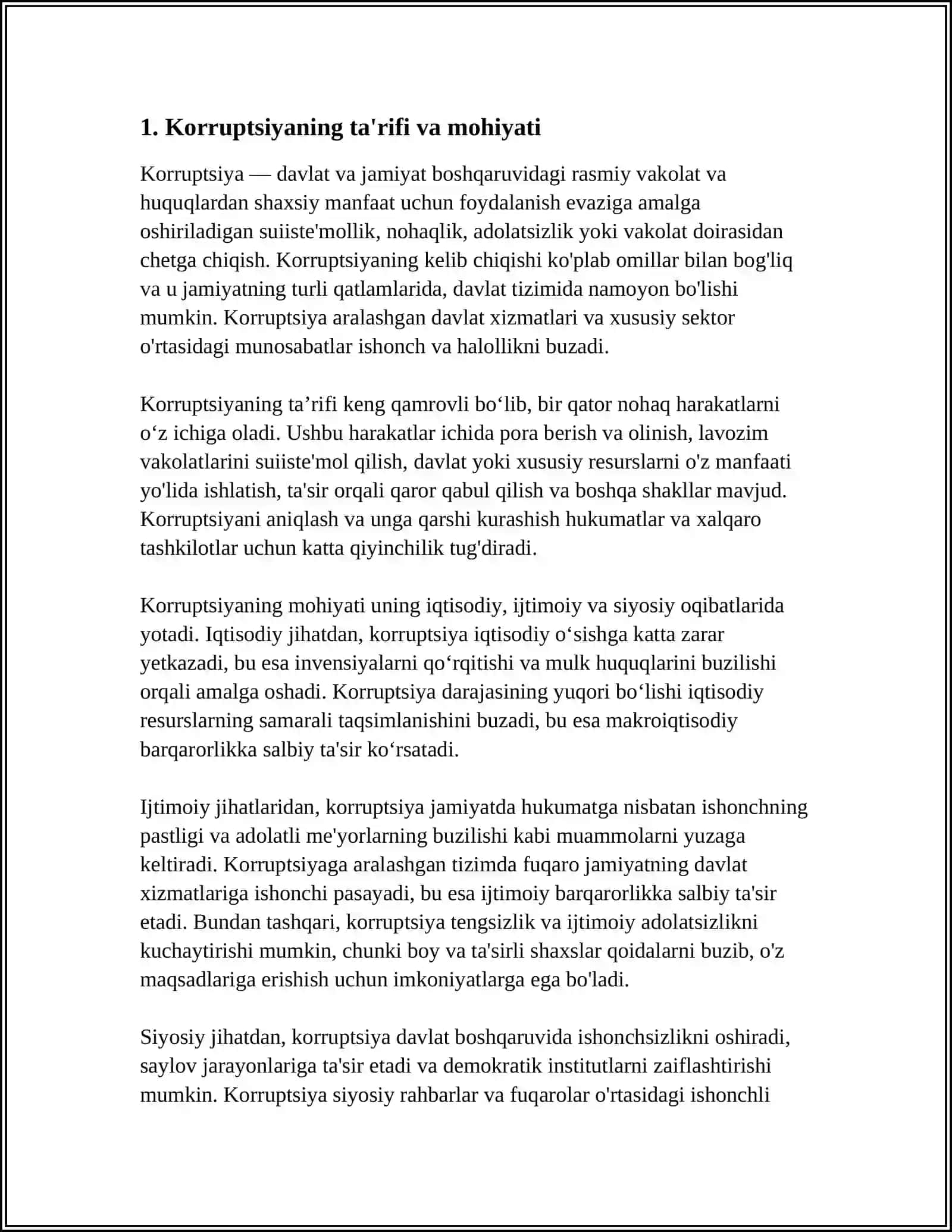 KORRUPSIYANING MOHIYATI VA UNING OQIBATI 3