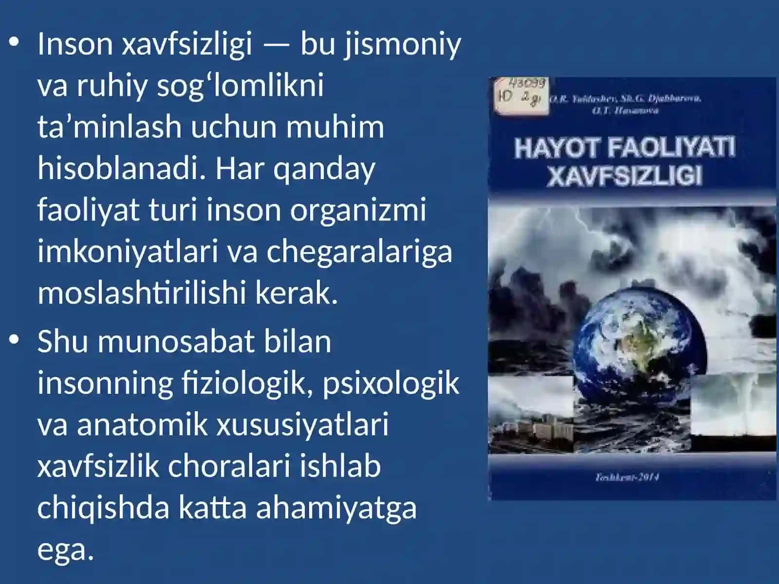 Insonning Fiziologik Tavsiflari va Xavfsizlik 3