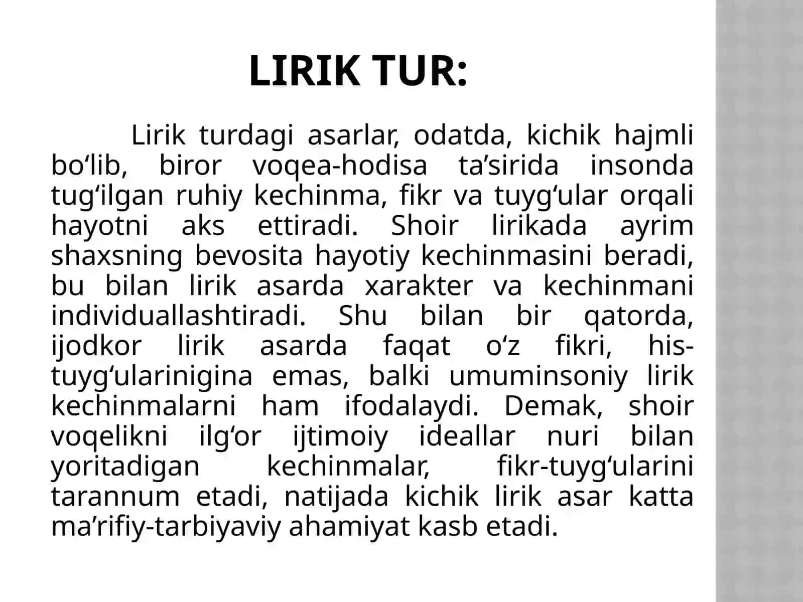 Lirik va dramatik asarlarda marom va ohang 3
