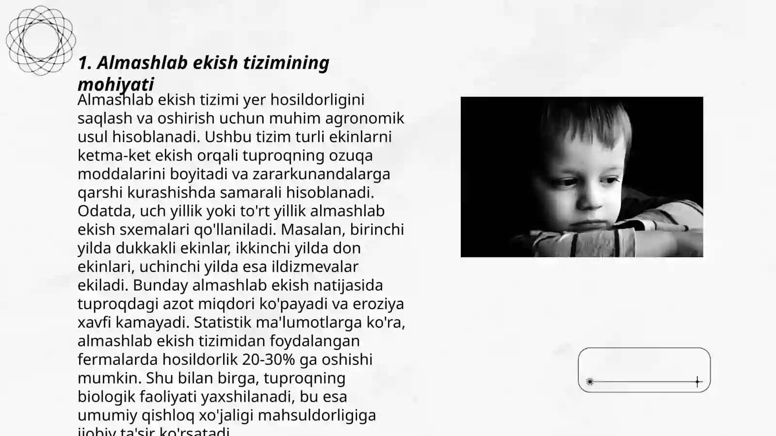 Organik sabzavot, poliz va kartoshka mahsulotlarini yetishtirishda almashlab ekishni ahamiyati 3