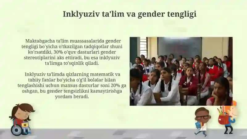 Inklyuziv ta'lim va gender tengligi 3