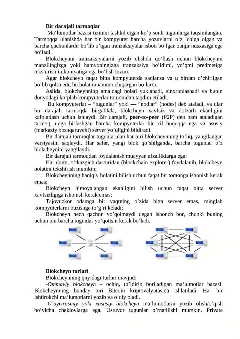 Blokcheyn texnologiyasi va undan foydalanish yo‘llari 3