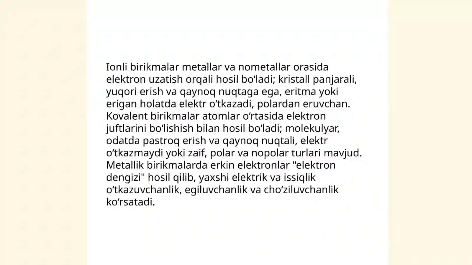 Birikma va oʻtkazishlar 3