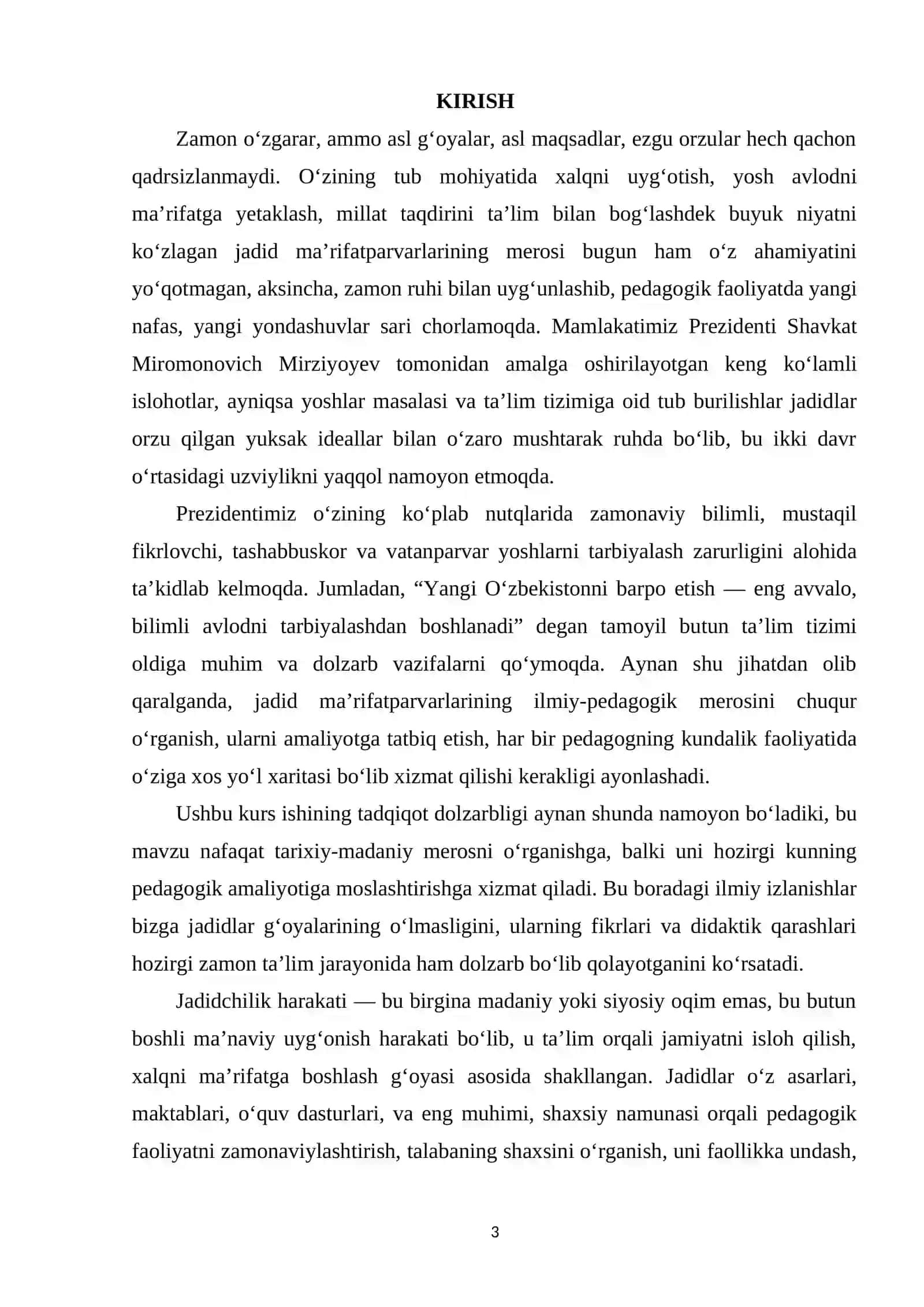 Pedagog faoliyatida jadid ma'rifatparvarlarining merosidan foydalanish 3