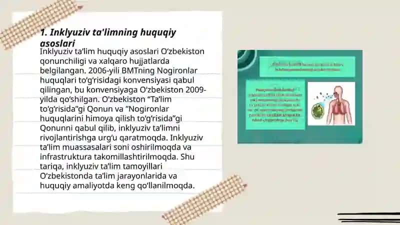 Inklyuziv ta'limning huquqiy asoslari 3