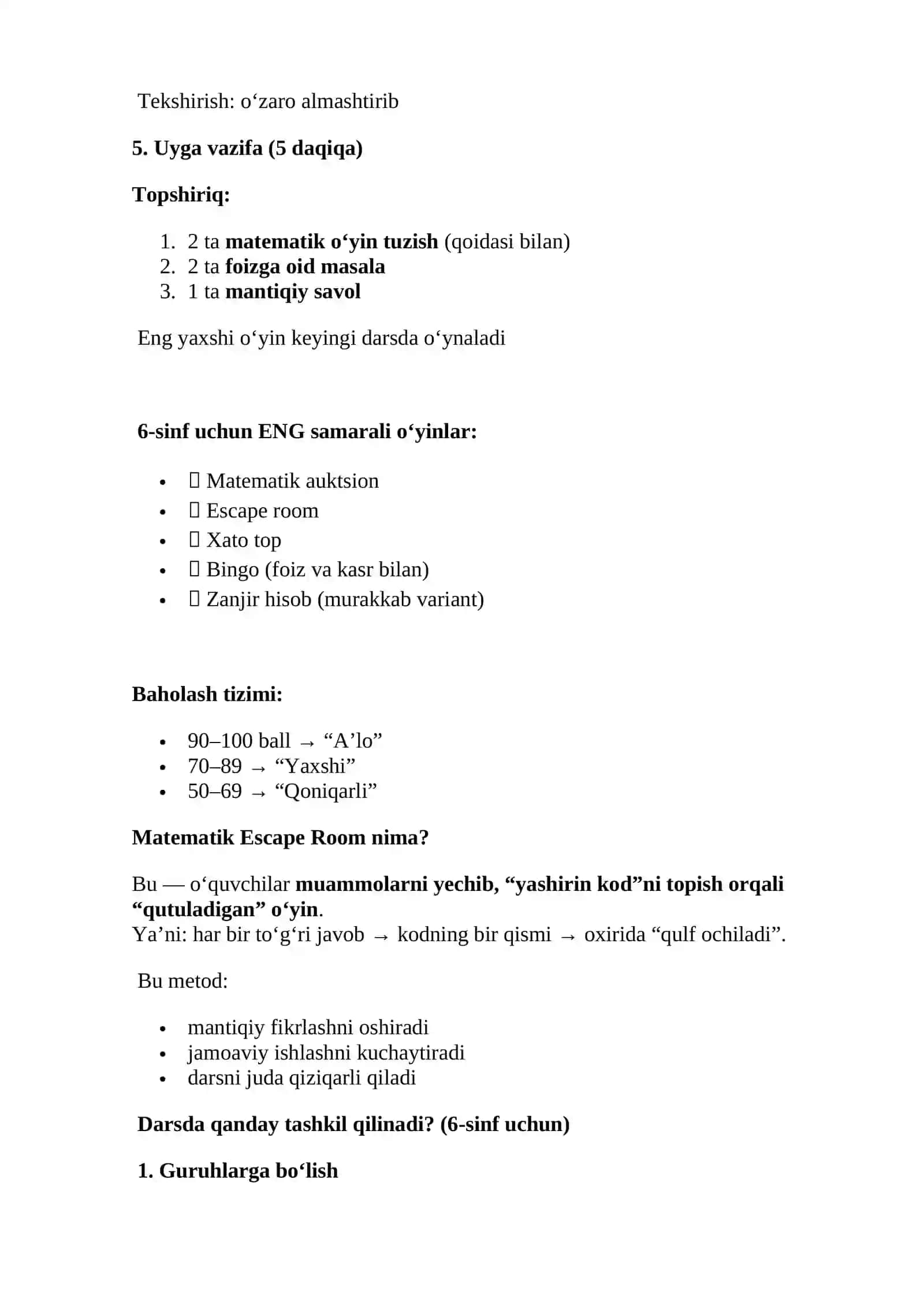 O‘yinlar orqali matematik savodxonlikni oshirish (6-sinf) 3