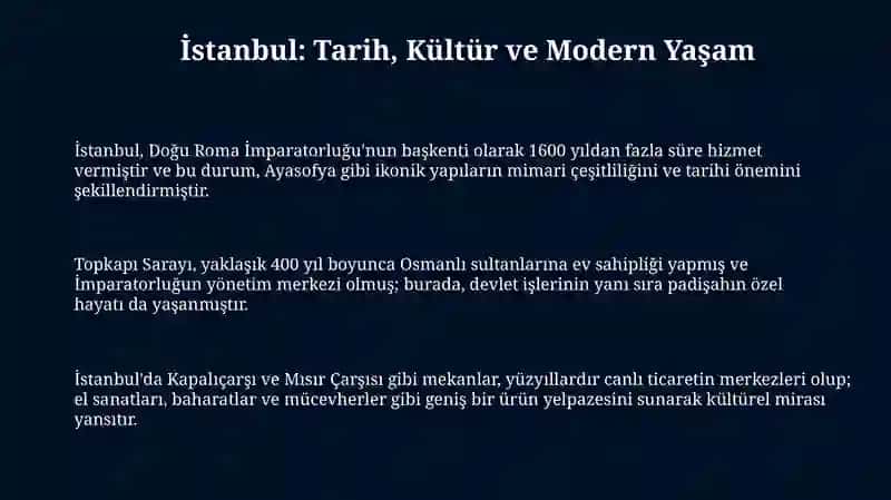 Türkiye’nin Ünlü Turistik Şehirleri (İstanbul, Antalya, Kapadokya) 3