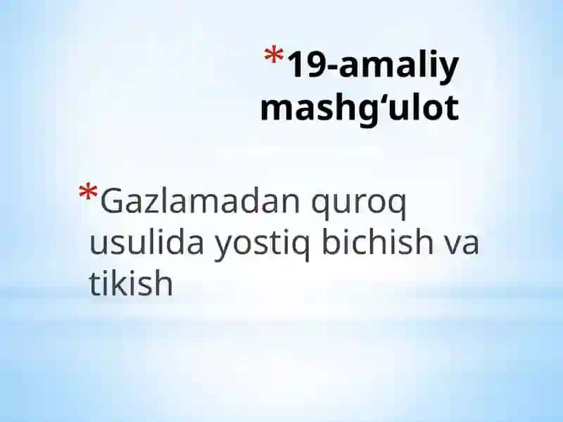 XALQ HUNARMANDCHILIGIDA QUROQCHILIK SAN’ATI VA TARIXI 3