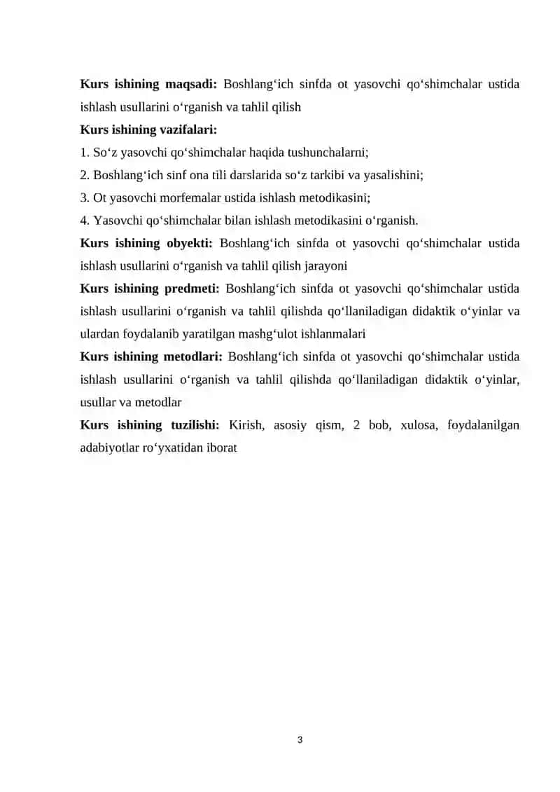 Boshlang‘ich sinfda ot yasovchi qo‘shimchalar ustida ishlash usullari 3
