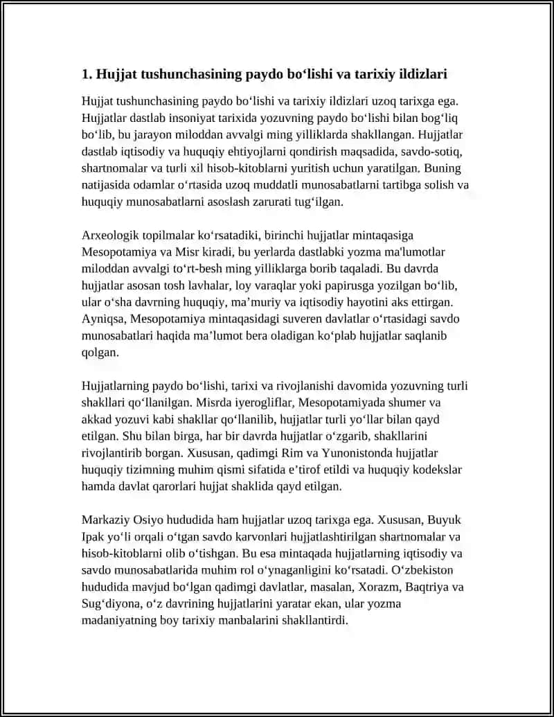 Hujjatlar Tarixi 3
