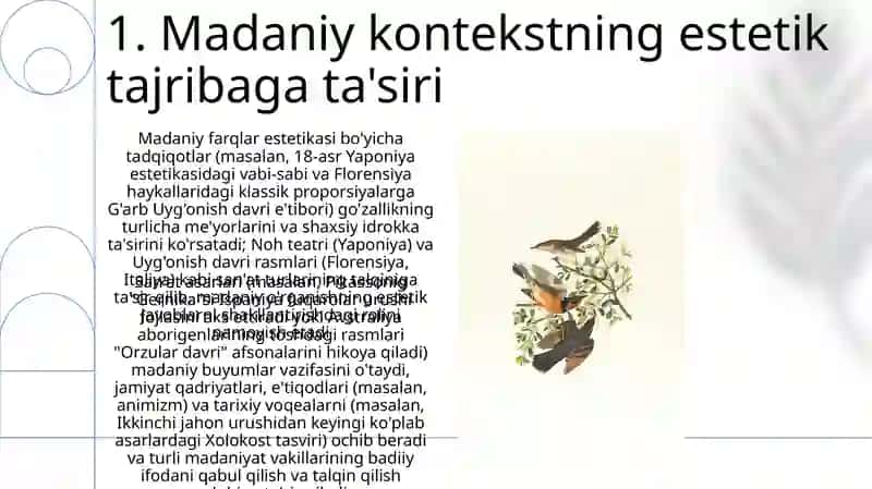 Dunyoni estetik idrok etishda badiiy asarlarning ahamiyati 3
