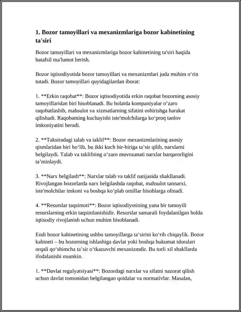 NARXNING BOZOR FAOLIYATIGA TA'SIRI 3