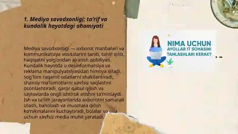 Mediya savodxonligi: taʼrif va kundalik hayotdagi ahamiyati 3