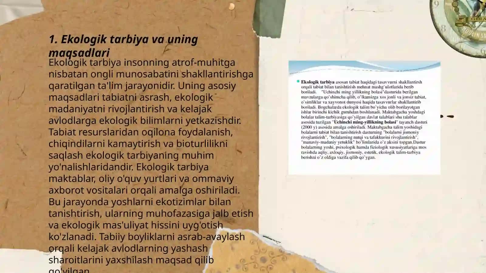 Ekologik Tarbiya 3