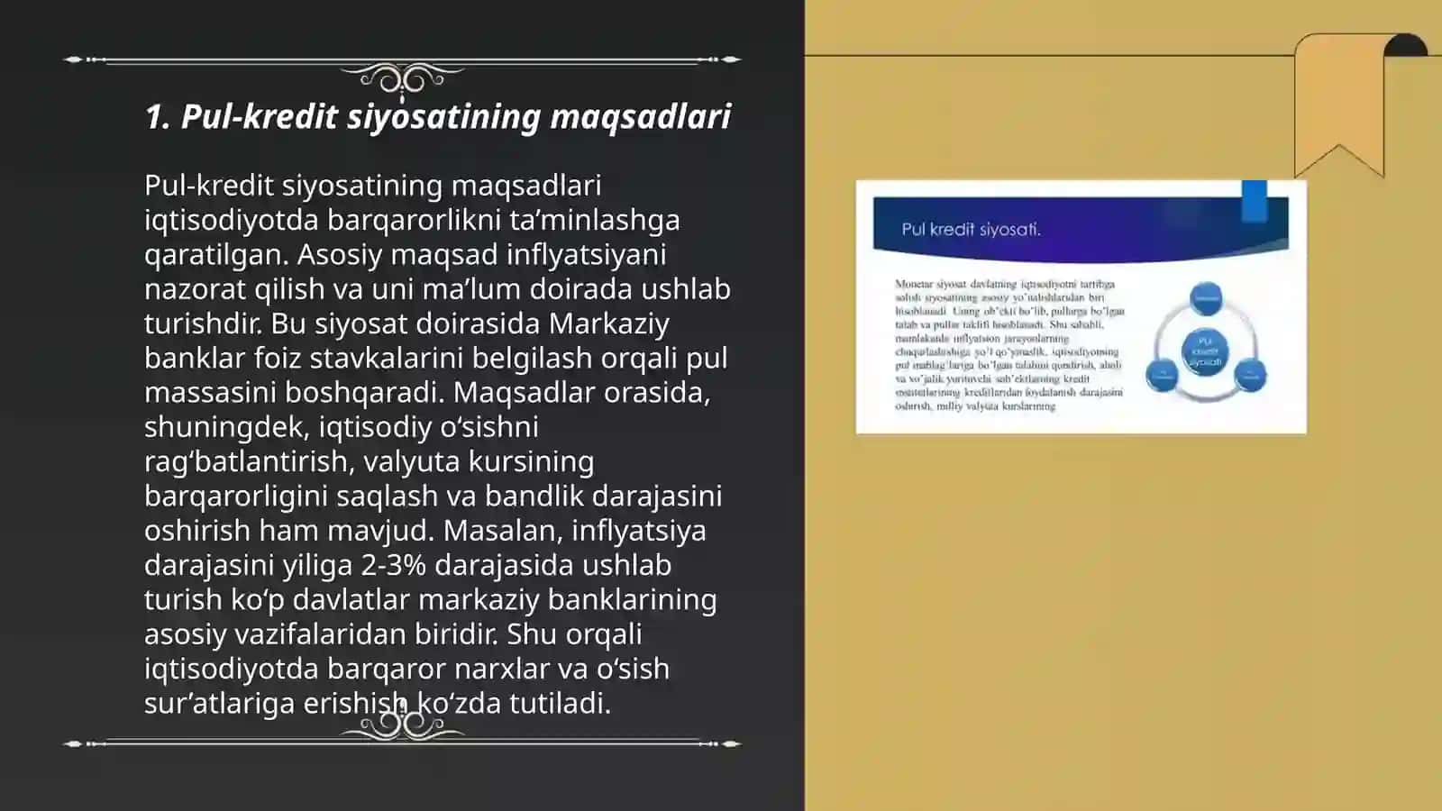 Pul-kredit siyosati 3