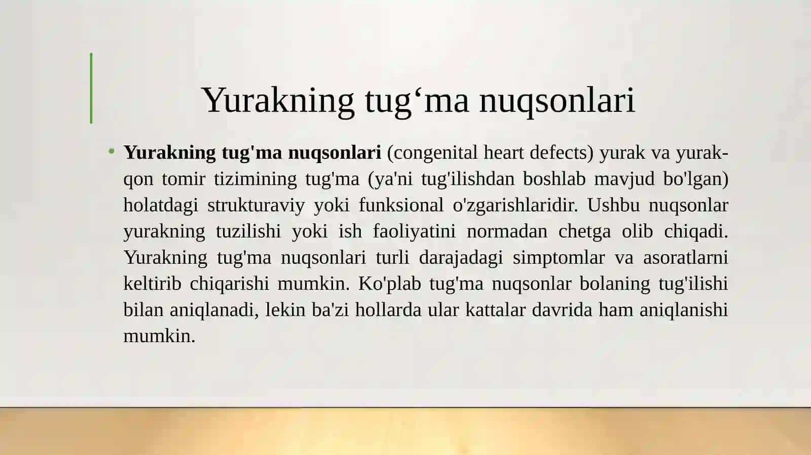 yurakning tugʻma nuqsonlari 3