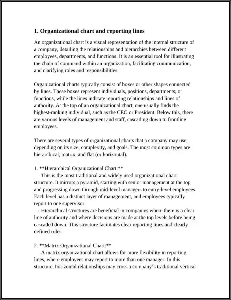 DESCRIBING A COMPANY: EMPLOYEES, DEPARTMENTS, PRODUCTS 3