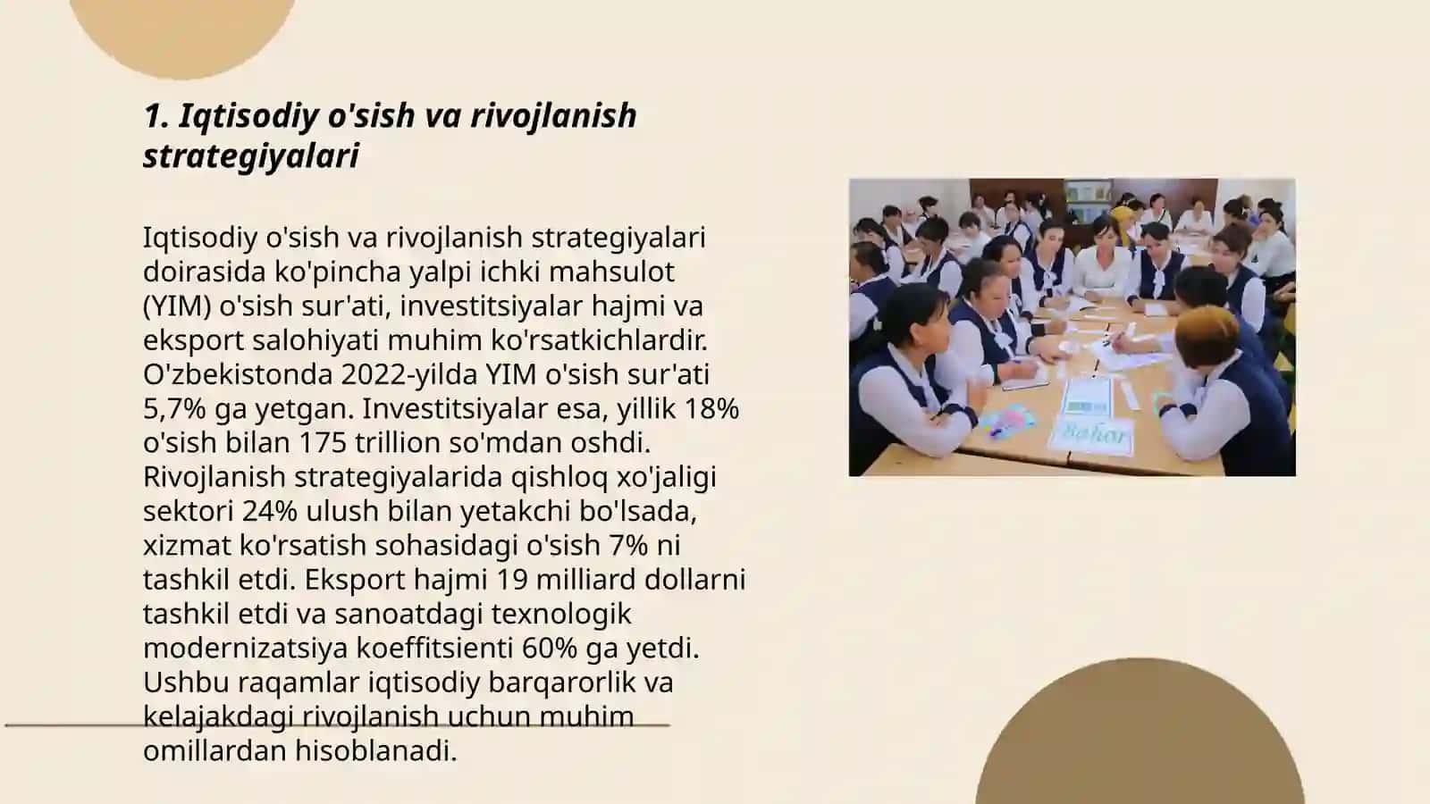 Iqtisodiy O'sish va Rivojlanish Strategiyalari 3