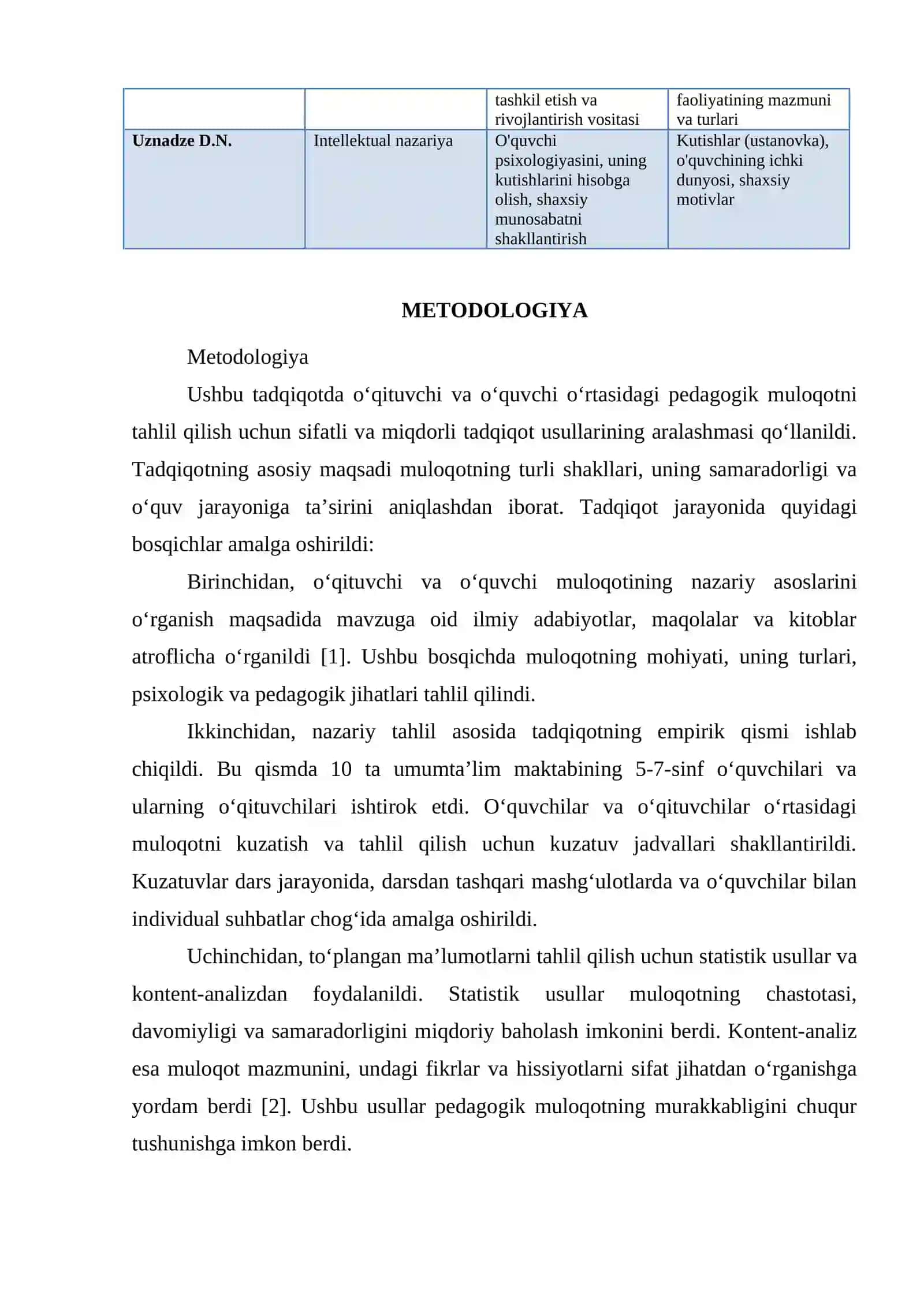 OʻQITUVCHI VA OʻQUVCHI OʻRTASIDAGI PEDAGOGIK MULOQOT 3