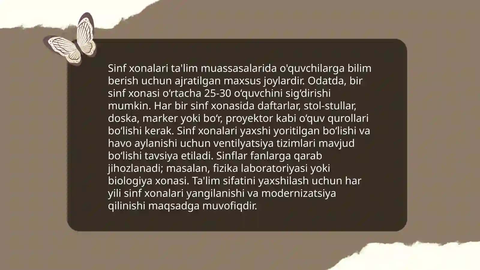 Umumta'lim maktablariga bo'lgan umumiy gigiyenik talablar 3