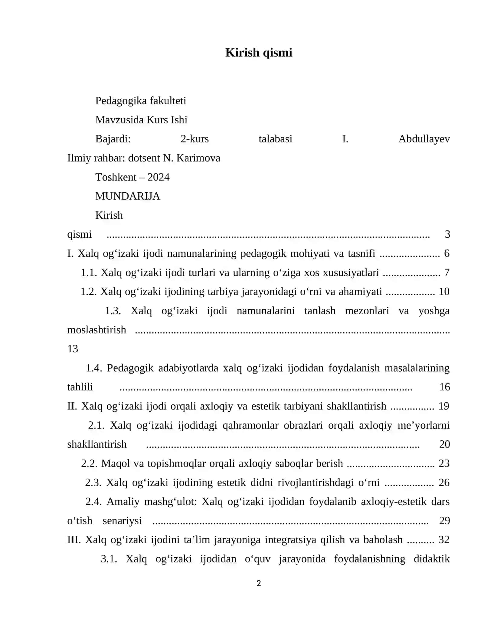 Xalq og'izaki ijodi namunalaridan ta'lim-tarbiya masalalari 3