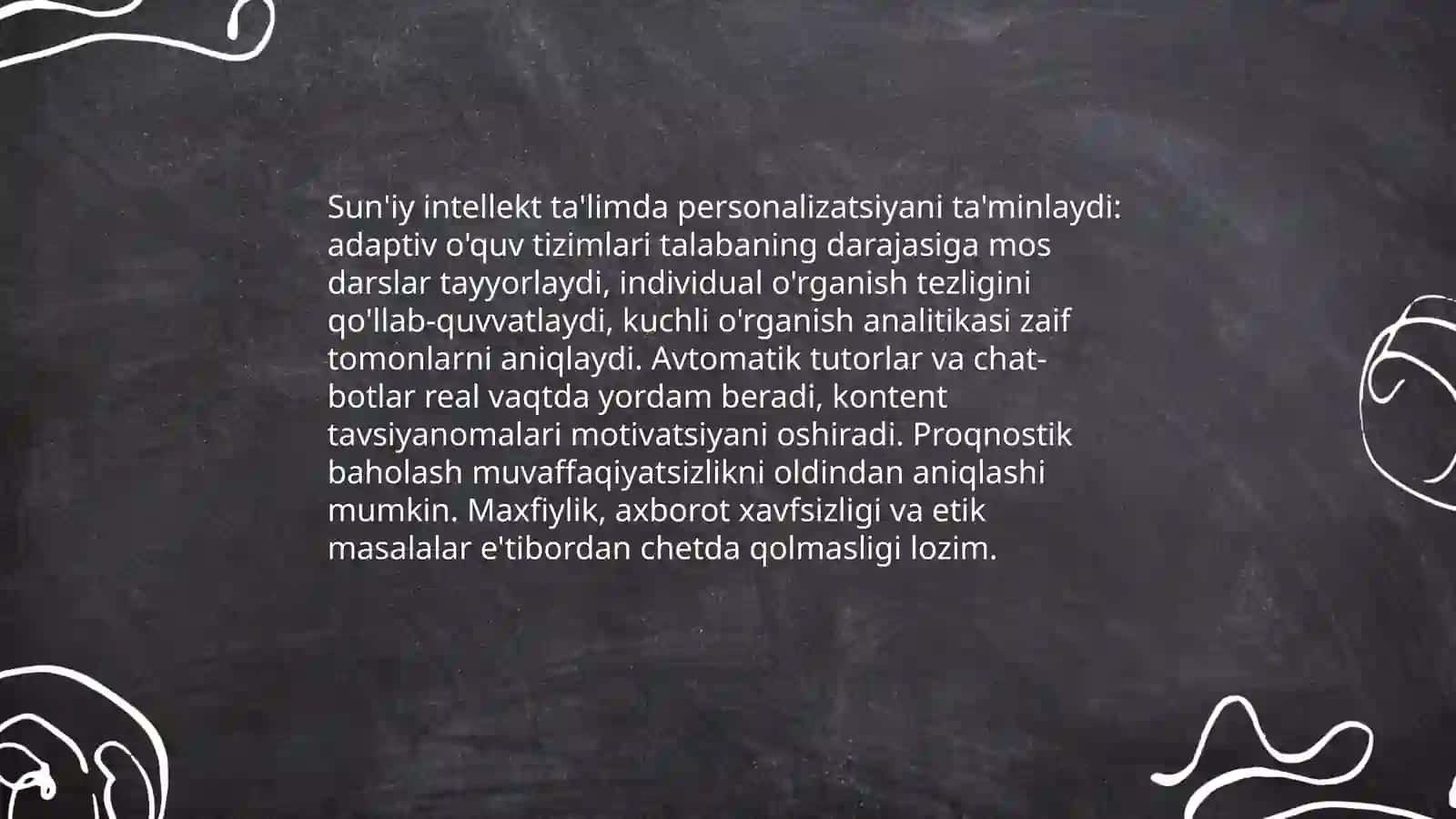 Kelajakdagi texnalogiyalari va ularning ta'limdagi roli 3