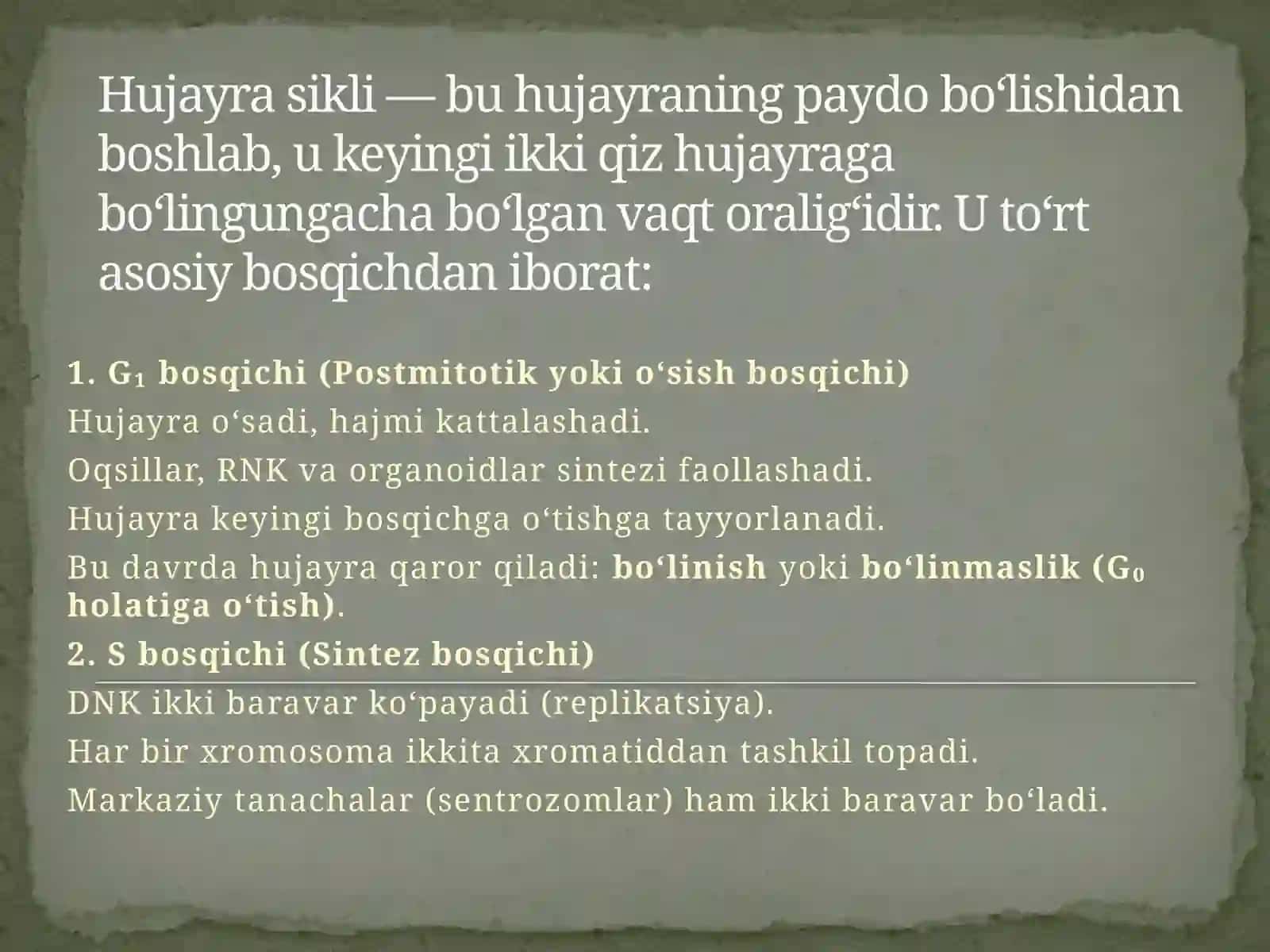 Hujayrasikli 3