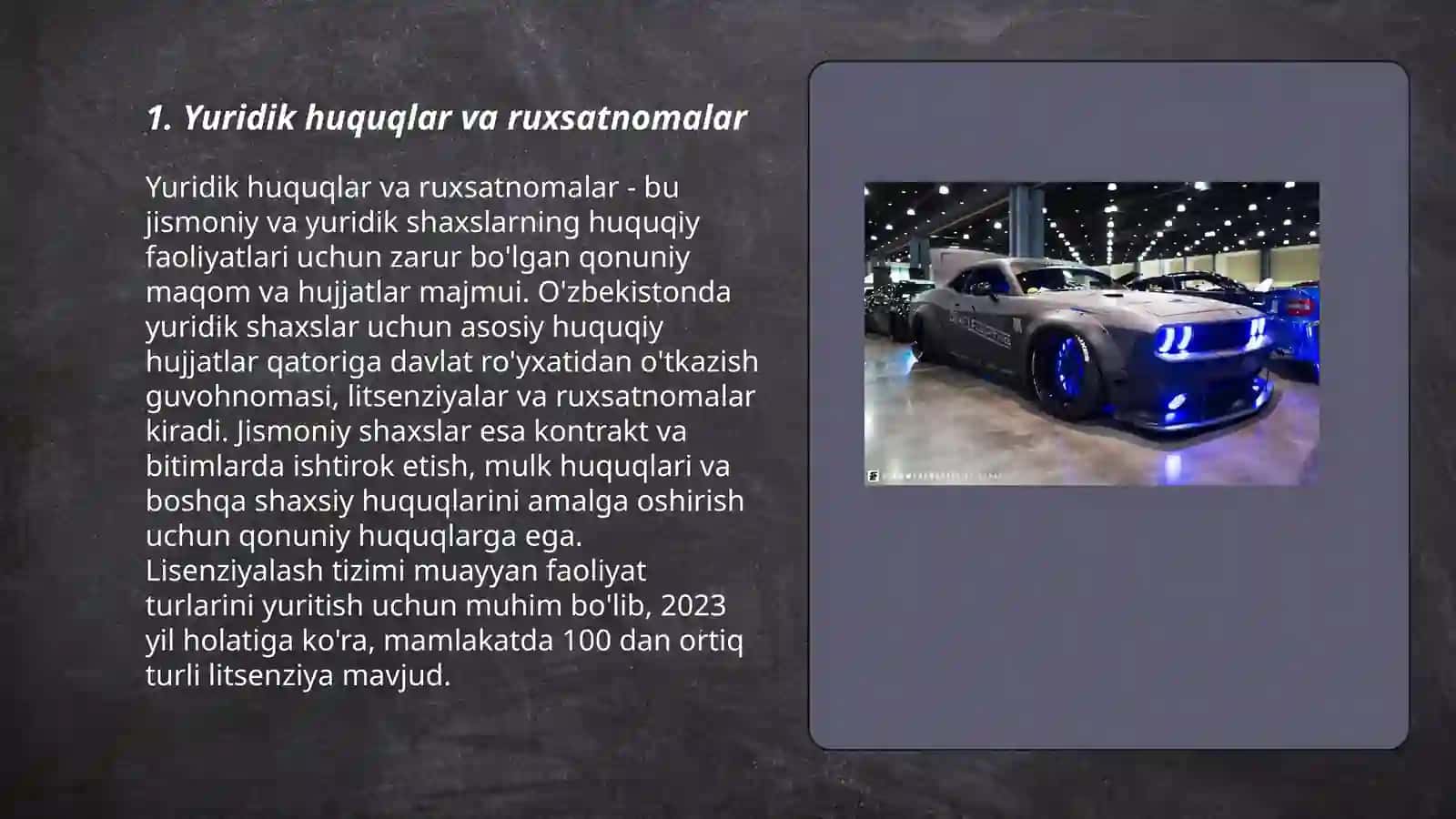 Auto tuning ochish uchun biznes reja 3
