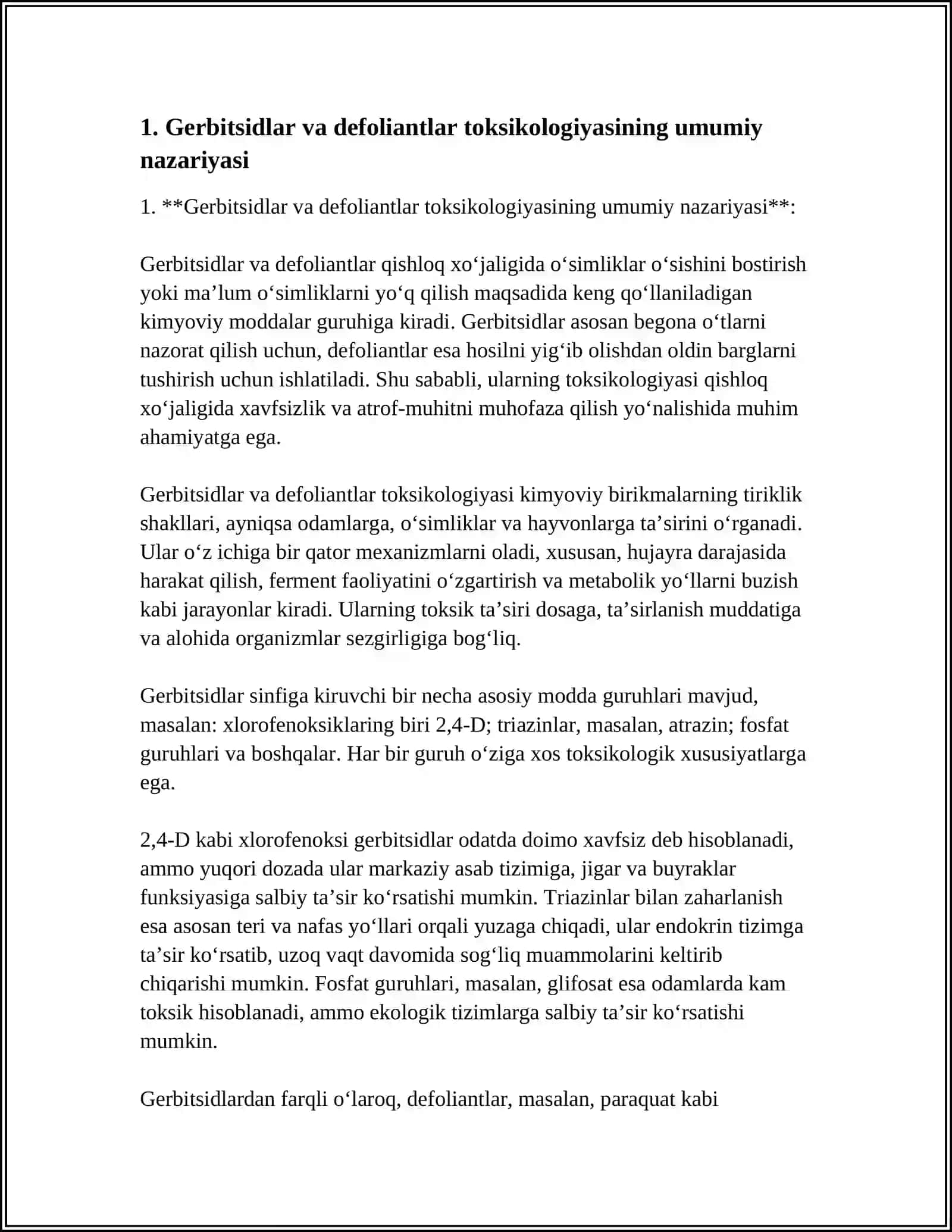 GERBITSIDLAR VA DEFOLIANTLAR TOKSIKOLOGIYASI 3