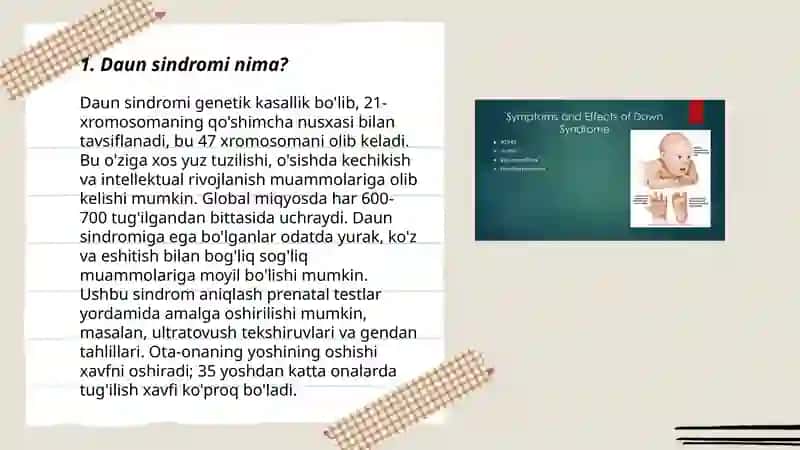 Daun sindormi haqida maʼlumot 3