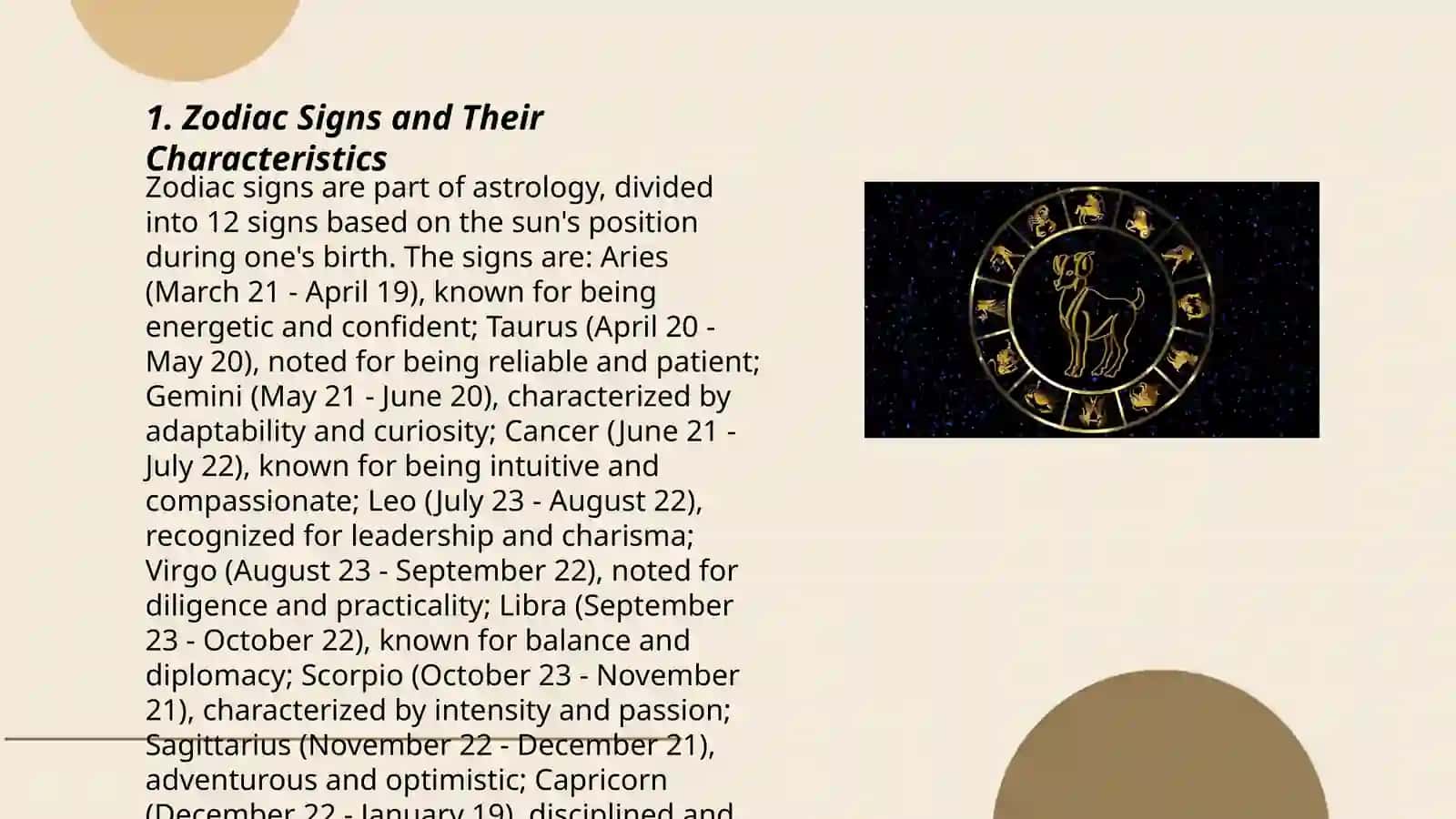 Horoscopes 3
