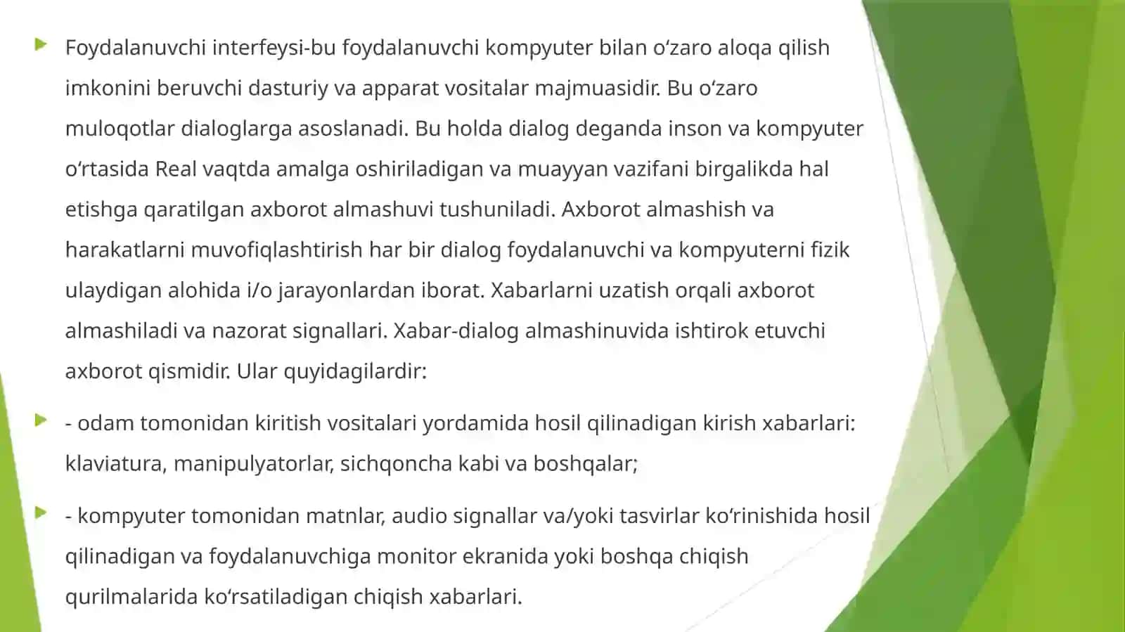 Foydаlanuvchi interfeysini loyihalash 3