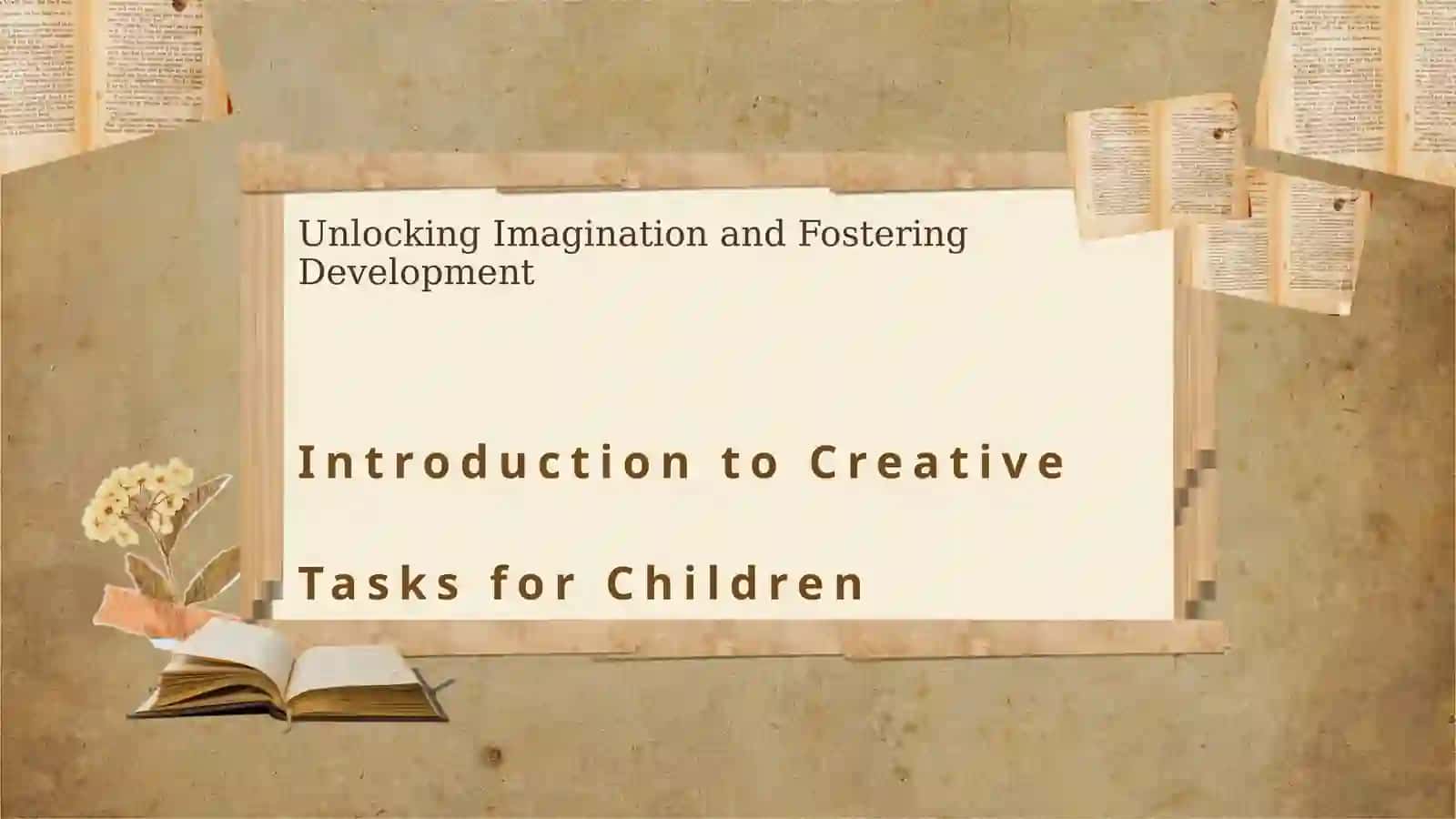 Creative tasks for children 3