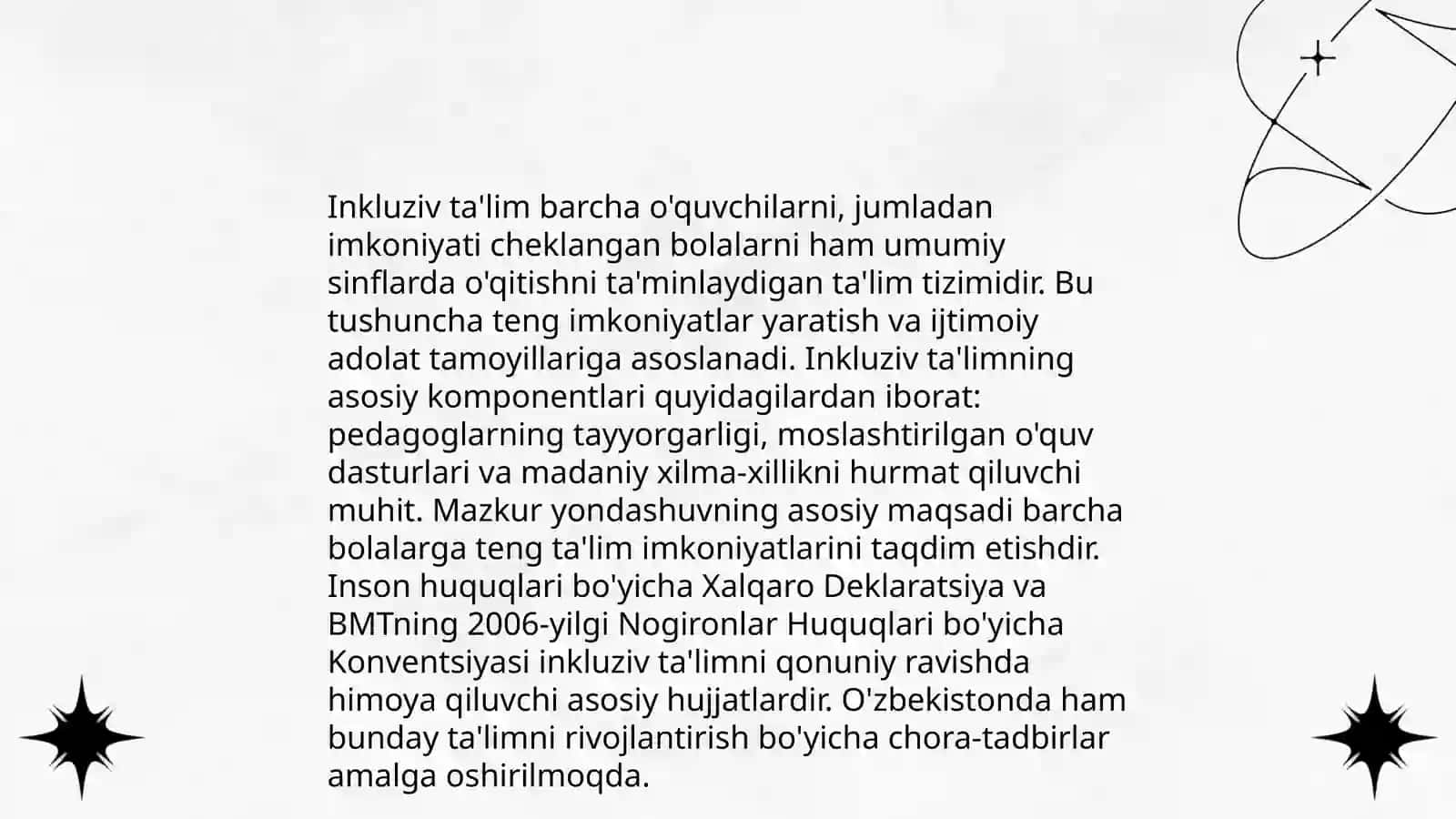 Inkluziv talim haqida tushuncha 3