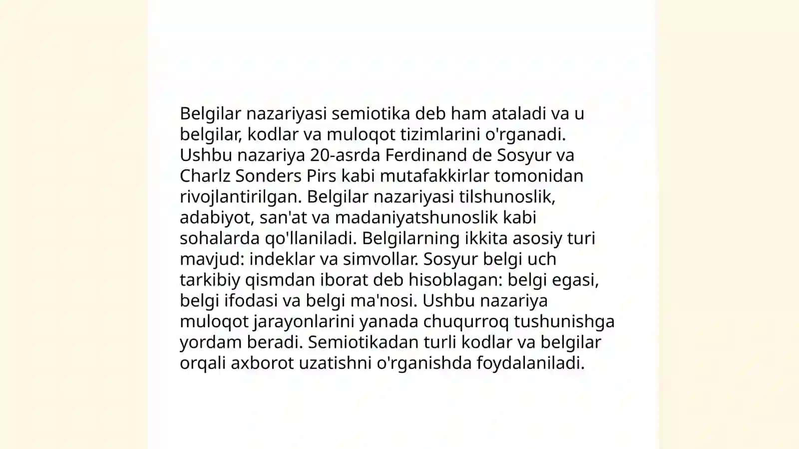 Lisoniy belgining ifodalovchisi, ifodalanmishi va funksiyasi 3