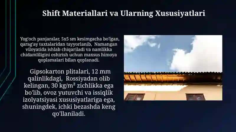 Shift Materiallari va Ularning Xususiyatlari 3