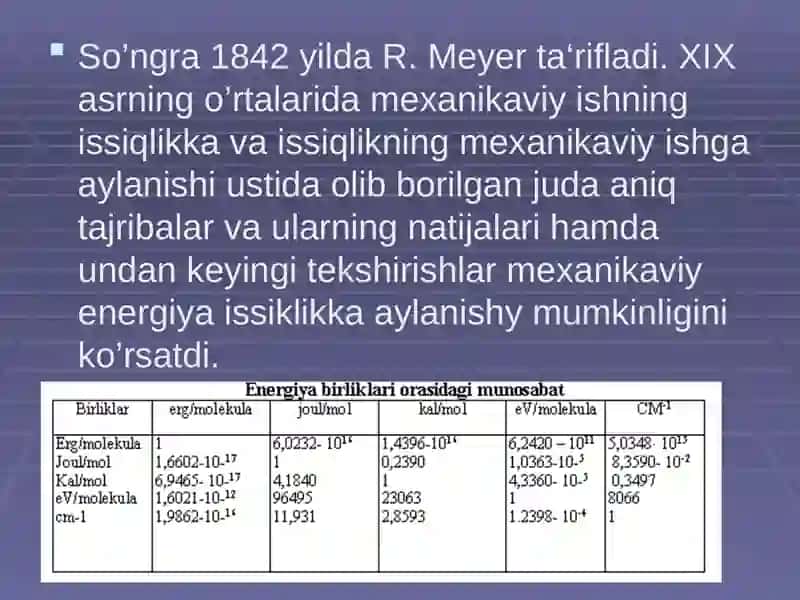 Termodinamikaning birinchi qonuni 3
