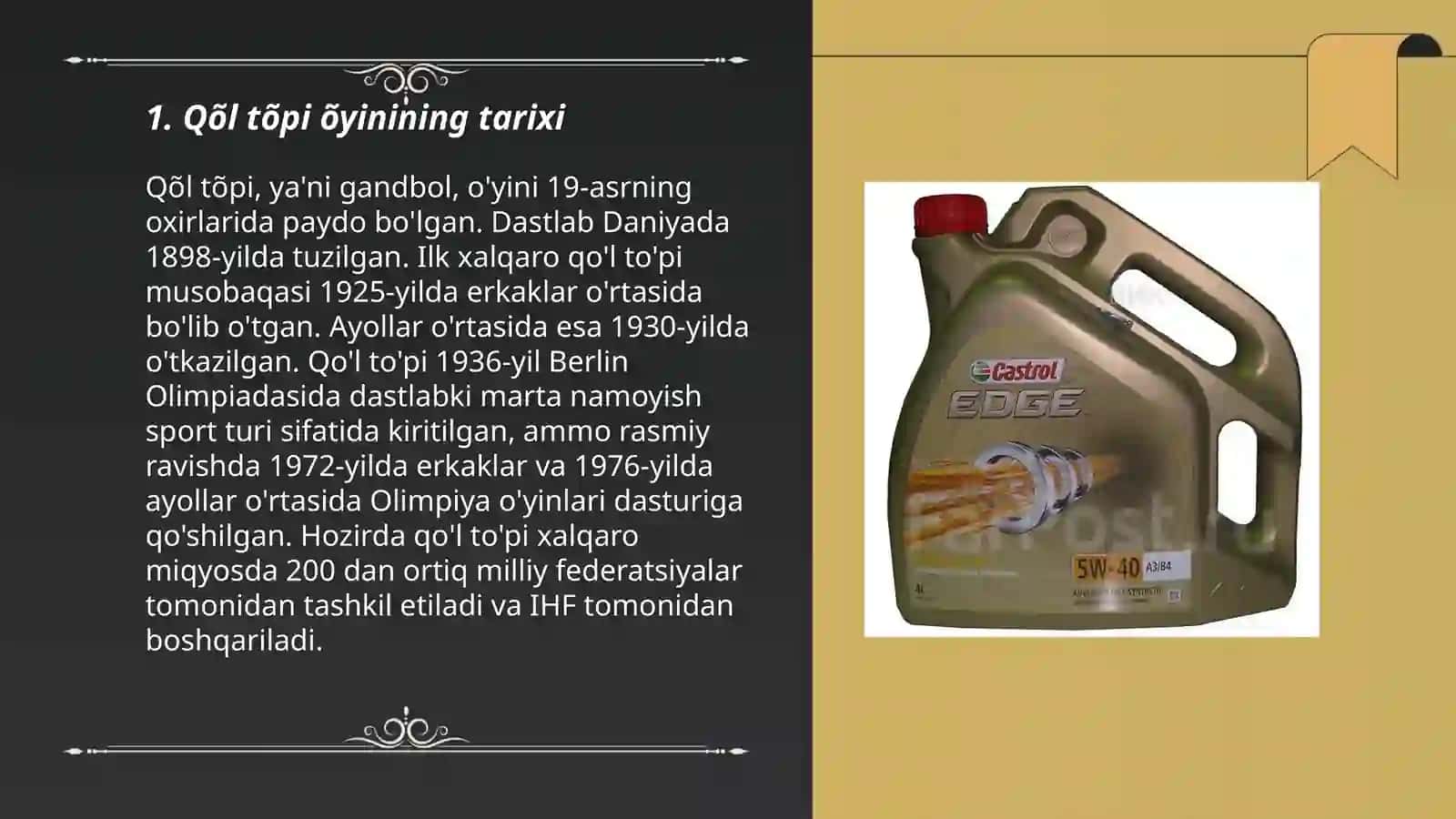 Qõl tõpi õyinini paydo bõlishi 3