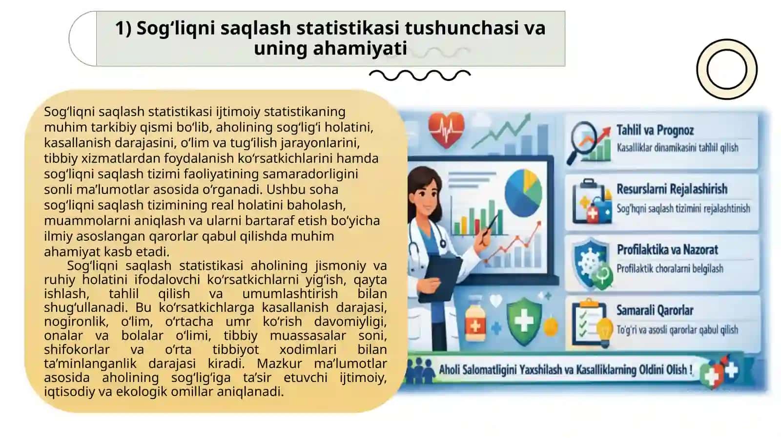 SOGʻLIQNI SAQLASH TIZIMI STATISTIKASI 3