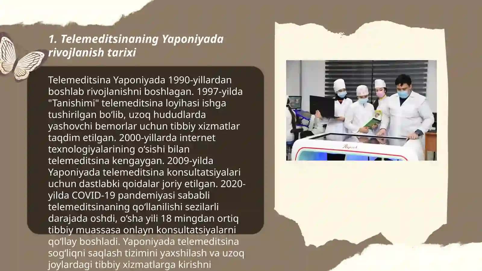 Yaponiyada telemeditsinani rivojlanishi 3