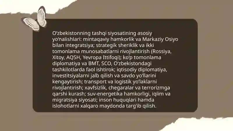O‘zbekiston va jahon hamjamiyati 3