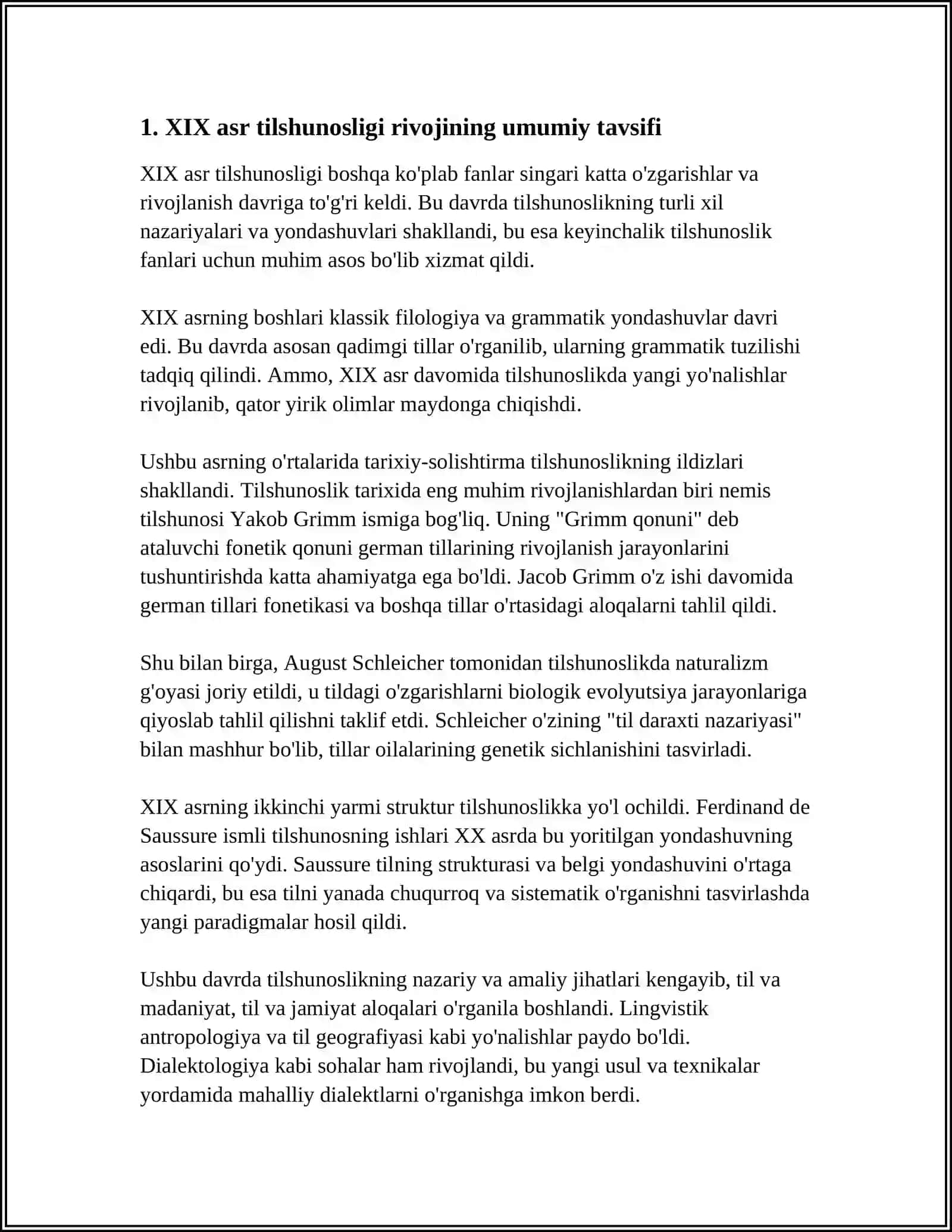 XIX ASRDA QIYOSIY-TARIXIY TILSHUNOSLIKNING VUJUDGA KELISHI. VILGELM FON GUMBOLDT TA’LIMOTI 3