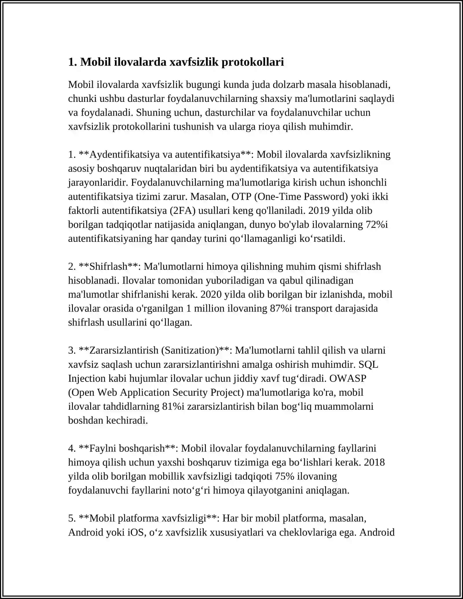 Mobil ilovalarda xavfsizlik protokollari 3