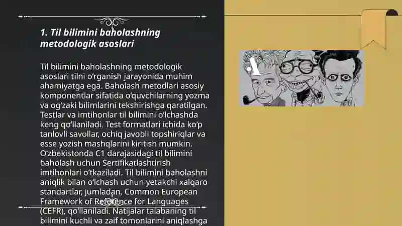 Til bilimini baholashning o'ziga xos xususiyatlari 3