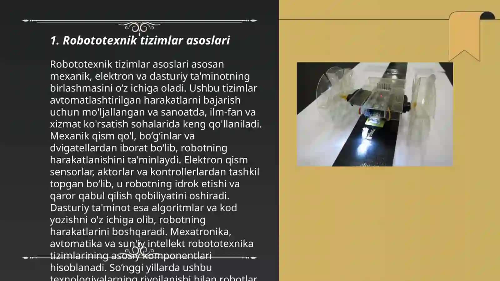 Robototexnik tizimlarni loyihalash 3