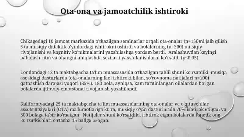 Samarali Musiqiy Didaktik O'yinlarni Lohiyalash 3