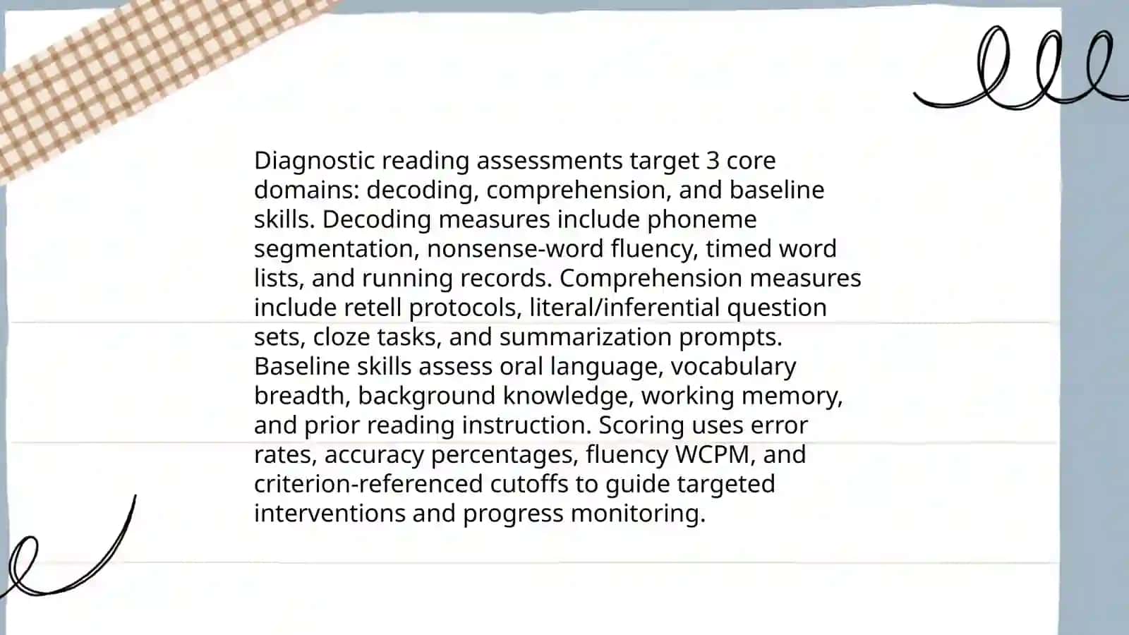 Metheds and criteria of assesing language aspects reading 2 3