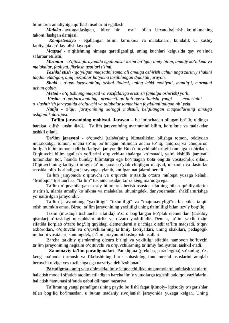 Ta’lim Nazariyasi va Didaktika 3