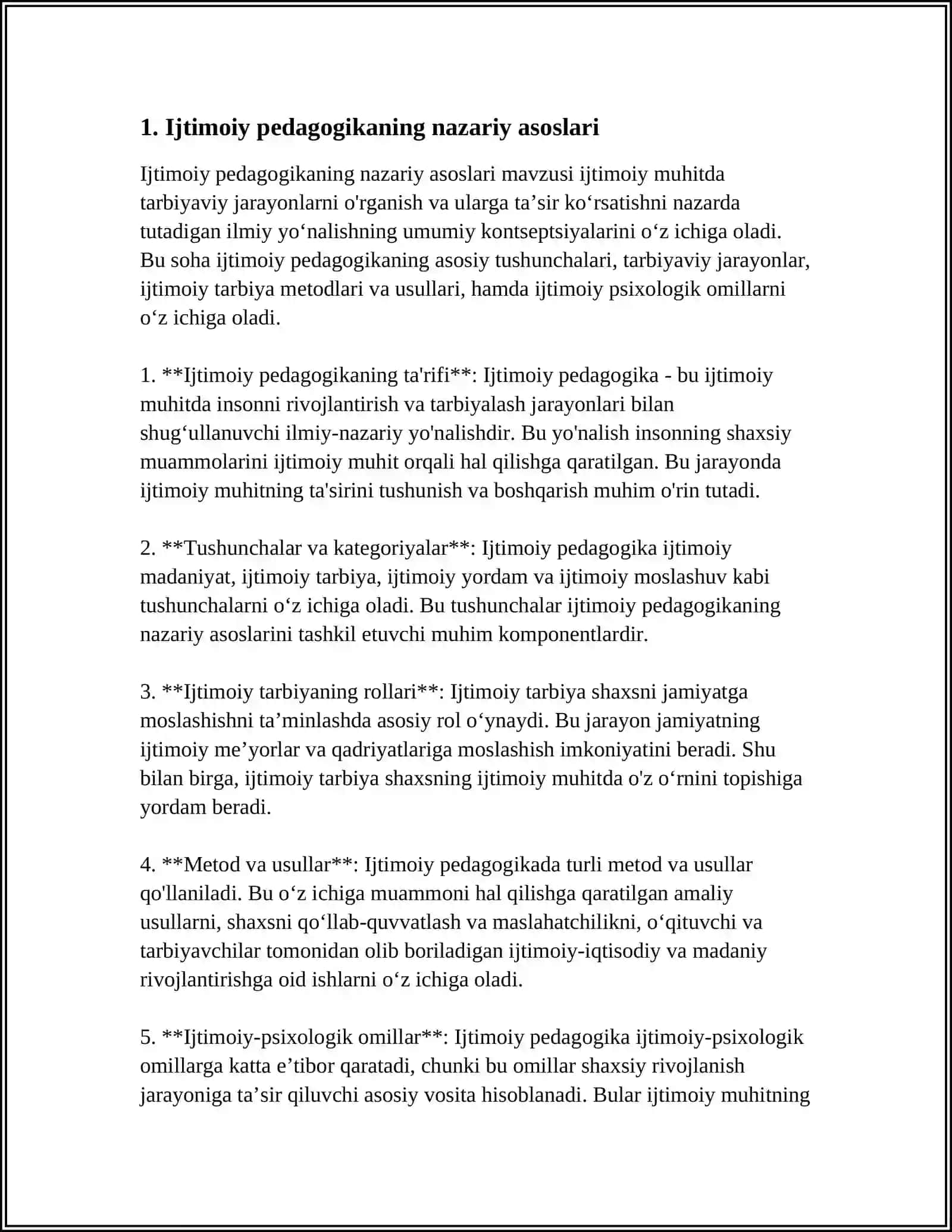 RESPUBLIKAMIZDA IJTIMOIY PEDAGOGIKANING ILMIY VA AMALIY ASOSLARI 3